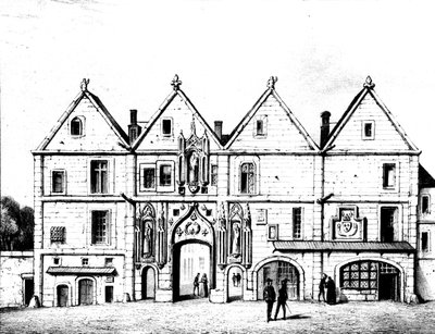 The College of Navarre in 1440 by Francois Alexandre Pernot